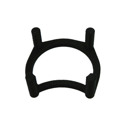 3D stojánek na podtácky, 4 místný na ležato 2 - Černá