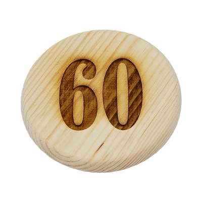 Dřevěný podtácek - 60