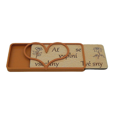 Dárková kazeta na peníze, Na splnění snů - Obdélník