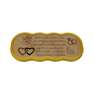 Dárková kazeta na peníze, Novomanželé 2 - Obdélník 2