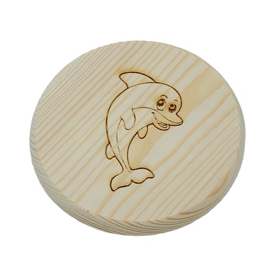 Dřevěný podtácek - Delfín