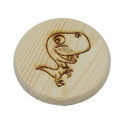 Dřevěný podtácek - Dráček 4