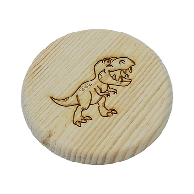 Dřevěný podtácek - Dráček 5