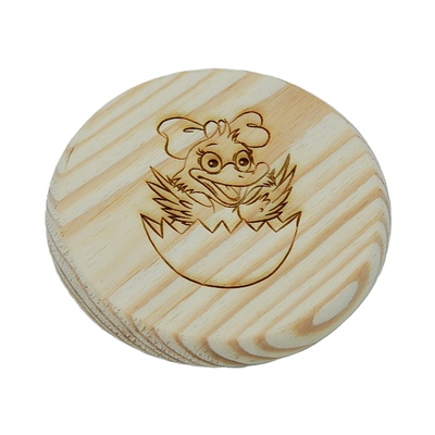 Dřevěný podtácek - Kačka 1