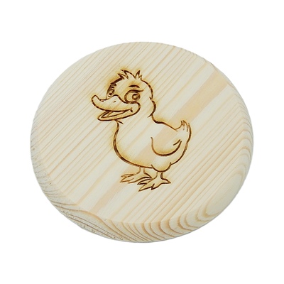 Dřevěný podtácek - Kačka 2