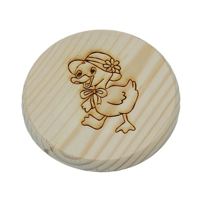 Dřevěný podtácek - Kačka 5
