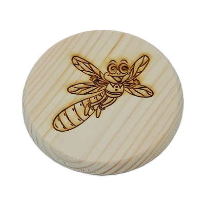 Dřevěný podtácek - Komár