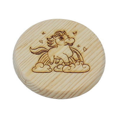 Dřevěný podtácek - Poník
