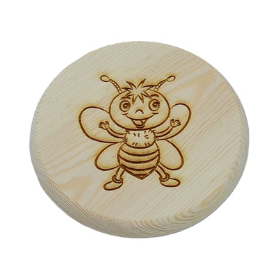 Dřevěný podtácek - Včela