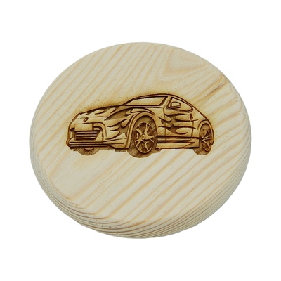 Dřevěný podtácek - Auto 2