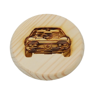Dřevěný podtácek - Auto 3