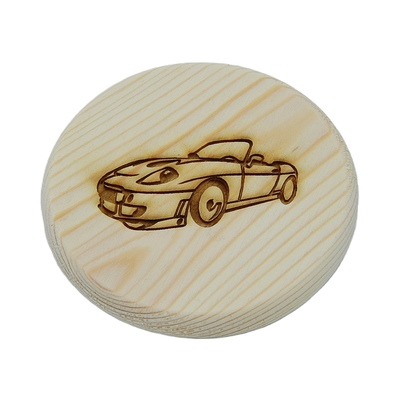 Dřevěný podtácek - Auto 4