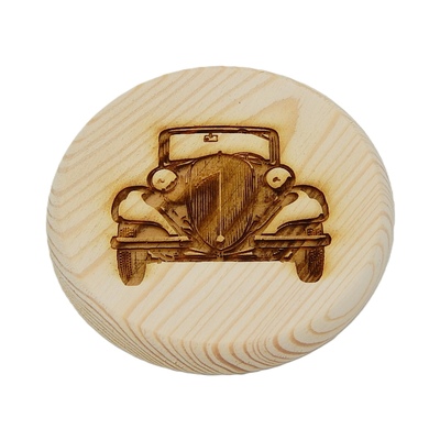 Dřevěný podtácek - Auto Veterán 2