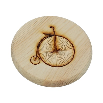 Dřevěný podtácek - Kolo Historické