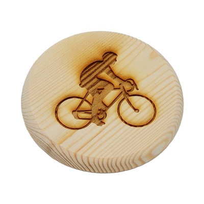 Dřevěný podtácek - Kolo Silniční
