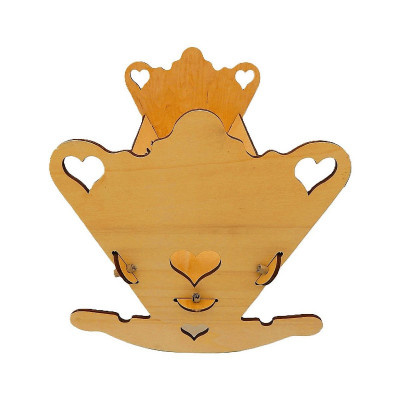 Dřevěný výrobek - Kolýbka pro panenky, srdce