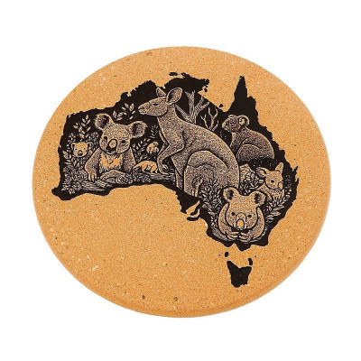 Kuchyňská pomůcka - Korková podložka pod hrnec, Austrálie