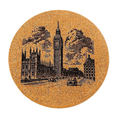 Kuchyňská pomůcka - Korková podložka pod hrnec, Big ben