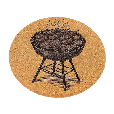 Kuchyňská pomůcka - Korková podložka pod hrnec, Gril