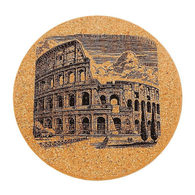 Kuchyňská pomůcka - Korková podložka pod hrnec, Koloseum