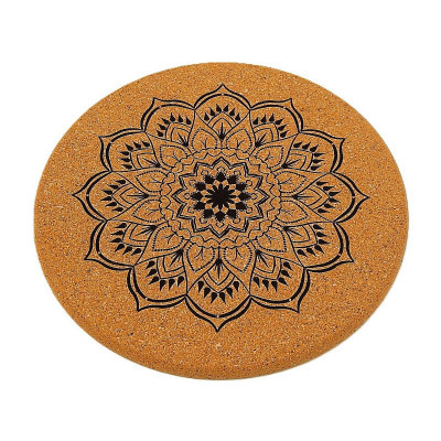 Kuchyňská pomůcka - Korková podložka pod hrnce, Mandala 6