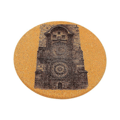 Kuchyňská pomůcka - Korková podložka pod hrnec, Orloj