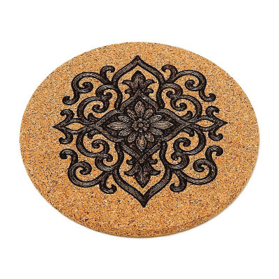 Kuchyňská pomůcka - Korková podložka pod hrnec, Ornament 16