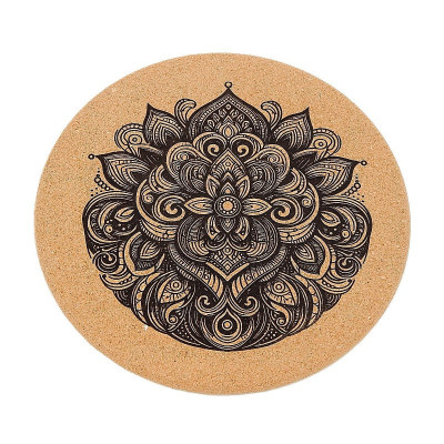 Kuchyňská pomůcka - Korková podložka pod hrnec, Ornament 6