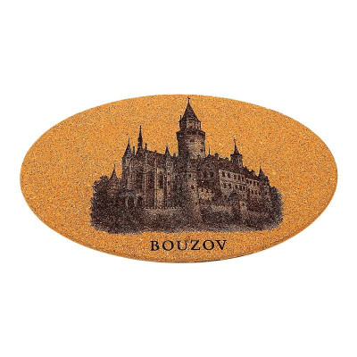 Kuchyňská pomůcka - Korková podložka pod hrnec, Bouzov