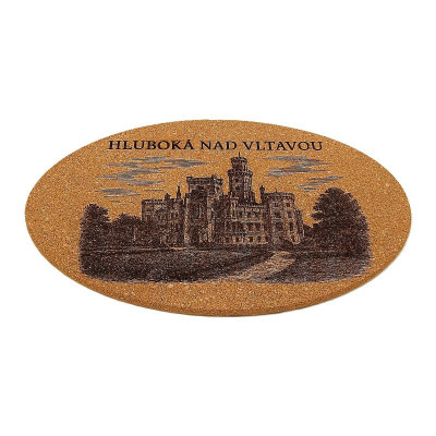 Kuchyňská pomůcka - Korková podložka pod hrnec, Hluboká nad vltavou