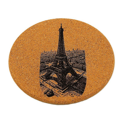 Kuchyňská pomůcka - Korková podložka pod hrnec, Paříž