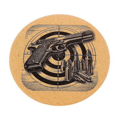 Kuchyňská pomůcka - Korková podložka pod hrnec, Pistole