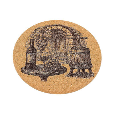 Kuchyňská pomůcka - Korková podložka pod hrnec, Vinařství