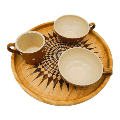 Kuchyňský pomůcka - Podnos velký, Mandala 1