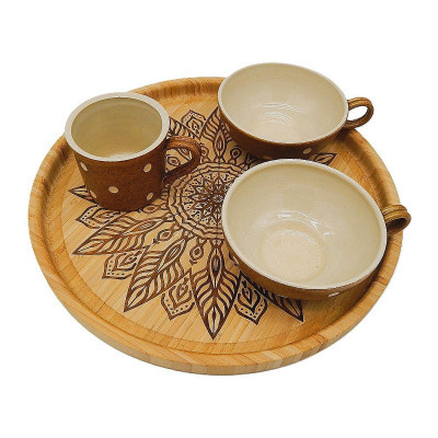 Kuchyňská pomůcka - Podnos velký, Mandala 3
