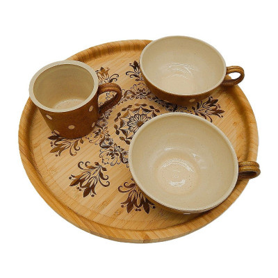 Kuchyňská pomůcka - Podnos velký, Mandala 5