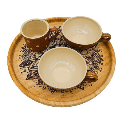 Kuchyňská pomůcka - Podnos velký, Mandala