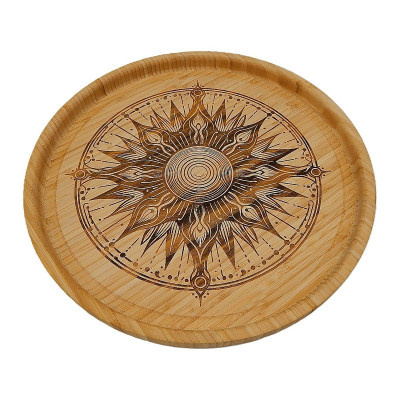 Kuchyňská pomůcka - Podnos velký, Sluneční mandala