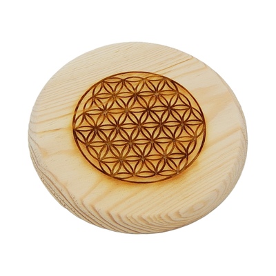 Dřevěný podtácek - Květ života