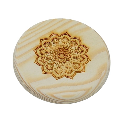 Dřevěný podtácek - Mandala 4