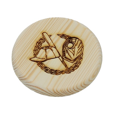 Dřevěný podtácek - Baseball