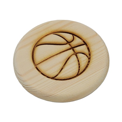 Dřevěný podtácek - Basket balon