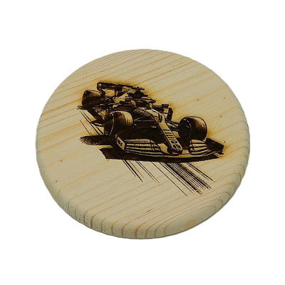 Dřevěný podtácek - Formule 1