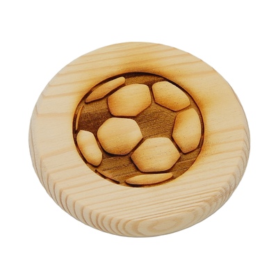 Dřevěný podtácek - Fotbalový balon