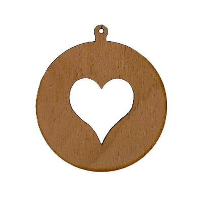 Vánoce, Baňka - srdce