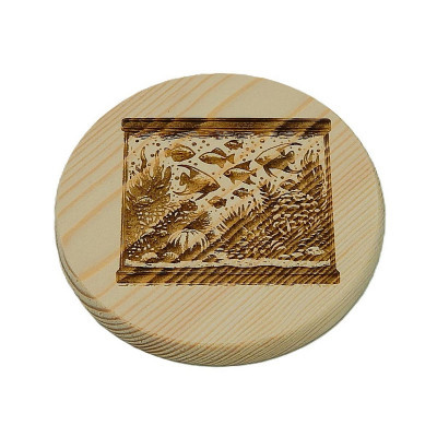 Dřevěný podtácek - Akvárium