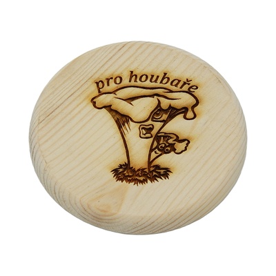 Dřevěný podtácek - Pro houbaře