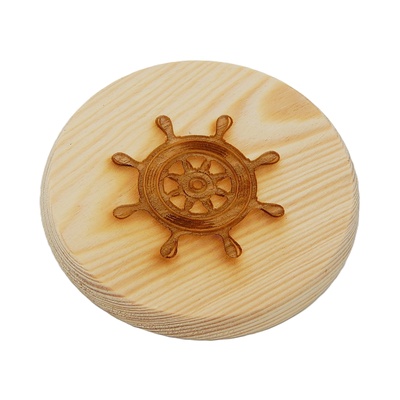 Dřevěný podtácek - Kormidlo