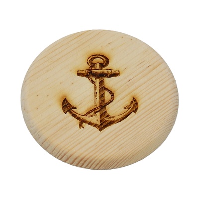 Dřevěný podtácek - Kotva