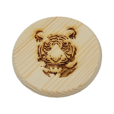 Dřevěný podtácek - Tygr 1